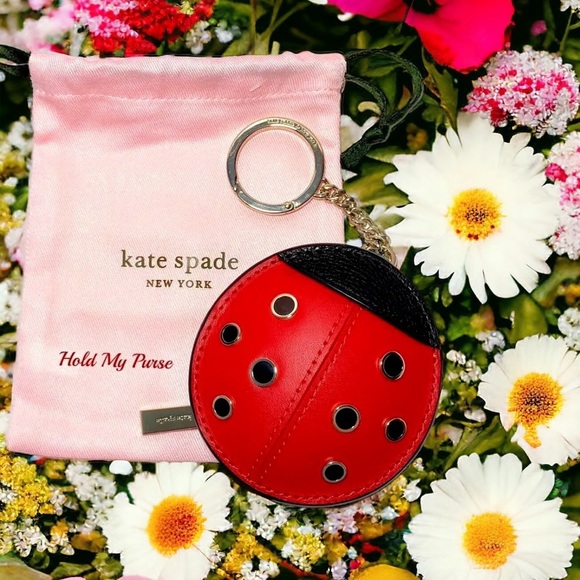kate spade Accessories - Kate Spade Ladybug Coin Keychain Fob Purse Bag Charm NWT
